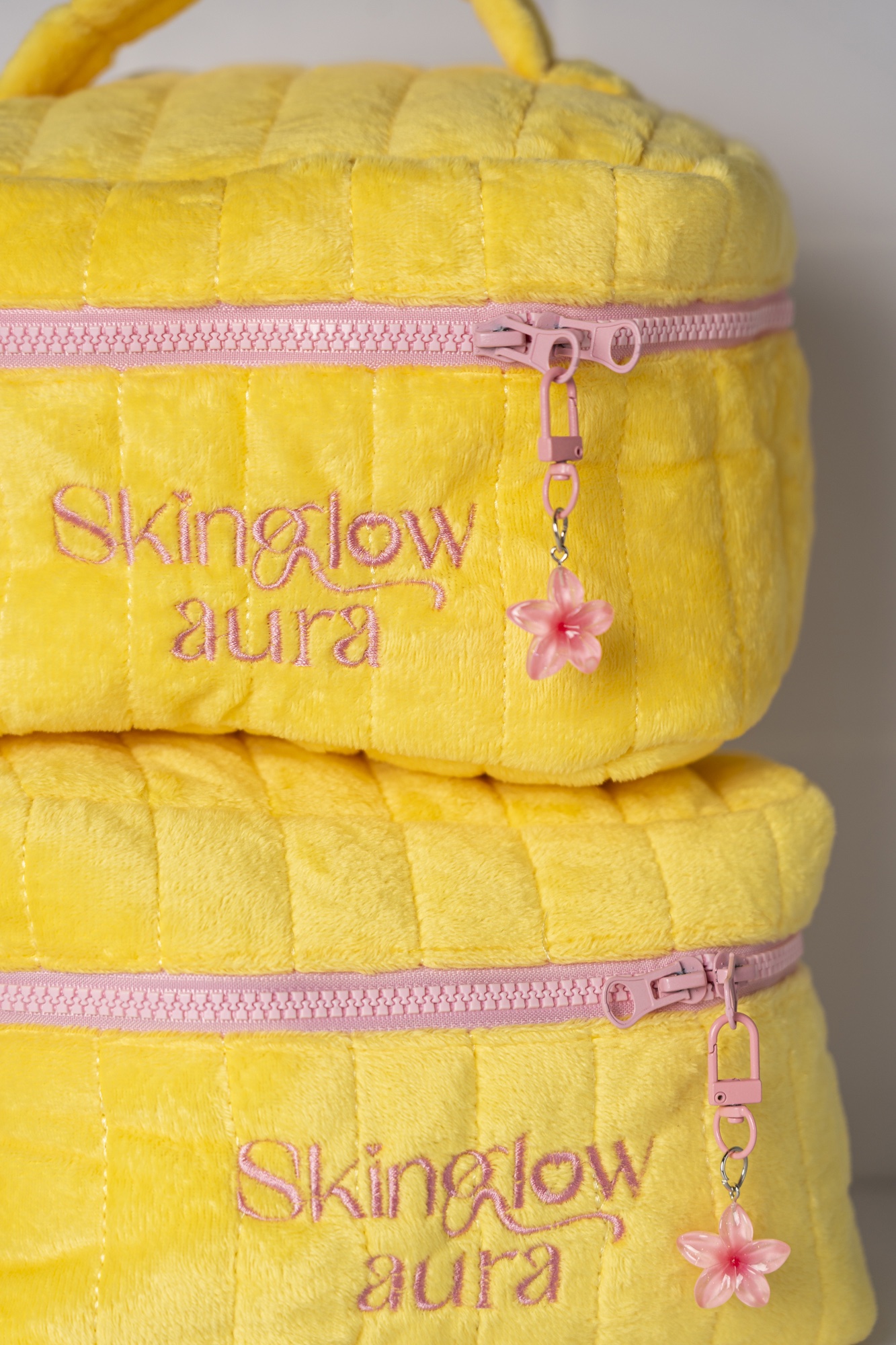 Baby yellow charm pouch